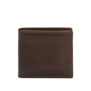 New Frye Men’s Logan Billfold Wallet- dark brown